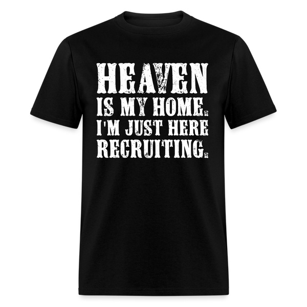 Heaven Is My Home T Shirt - black