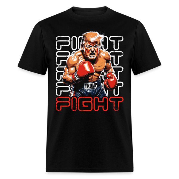 Fight Trump Boxer T Shirt - black