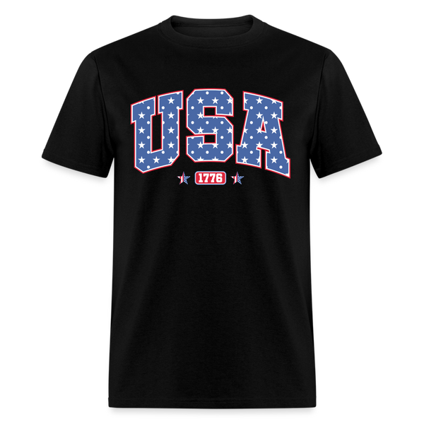 USA 1776 T Shirt - black