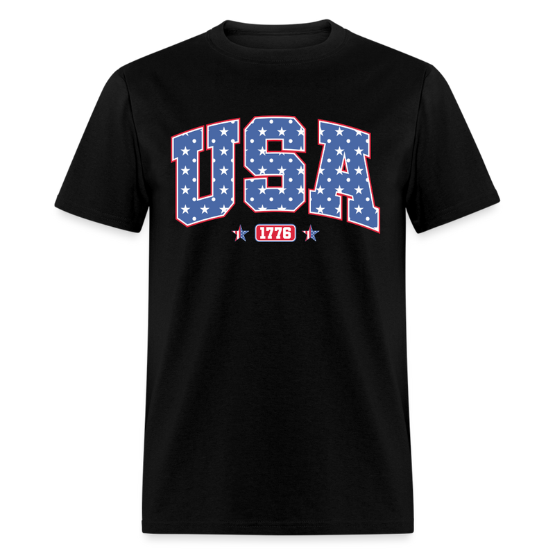 USA 1776 T Shirt - black