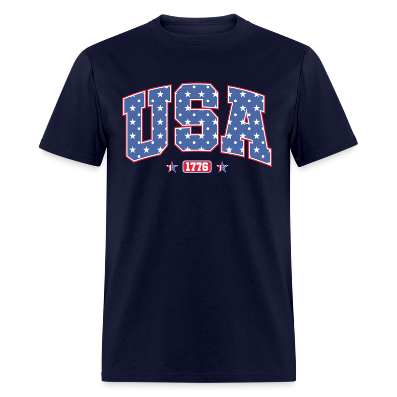 USA 1776 T Shirt - navy