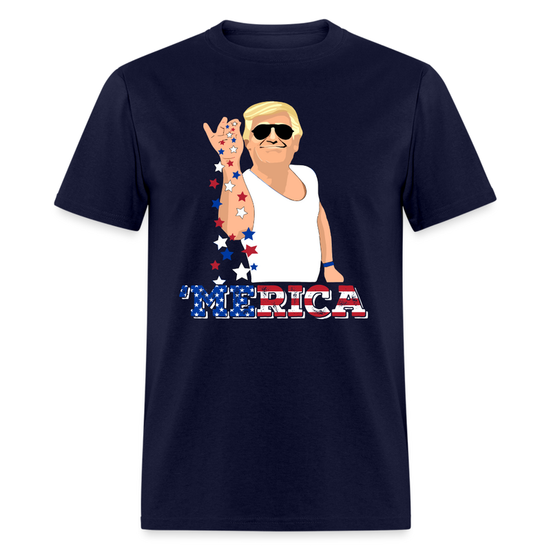 Trump Salt Bae T Shirt - navy