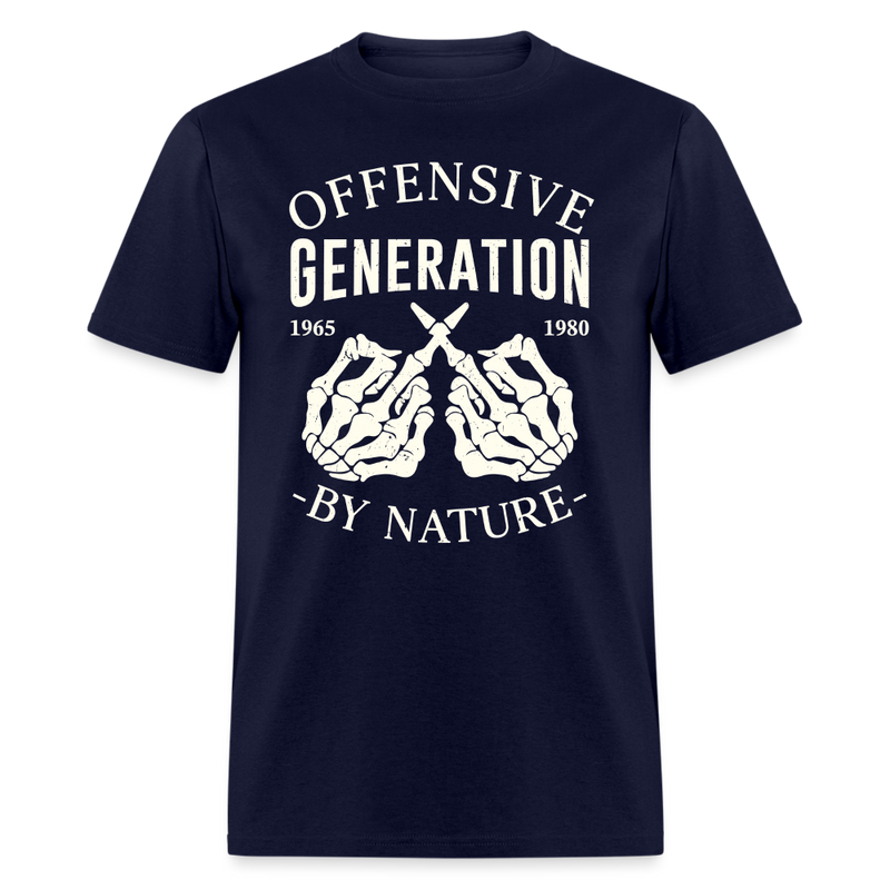 Offensive Generation X T Shirt - navy