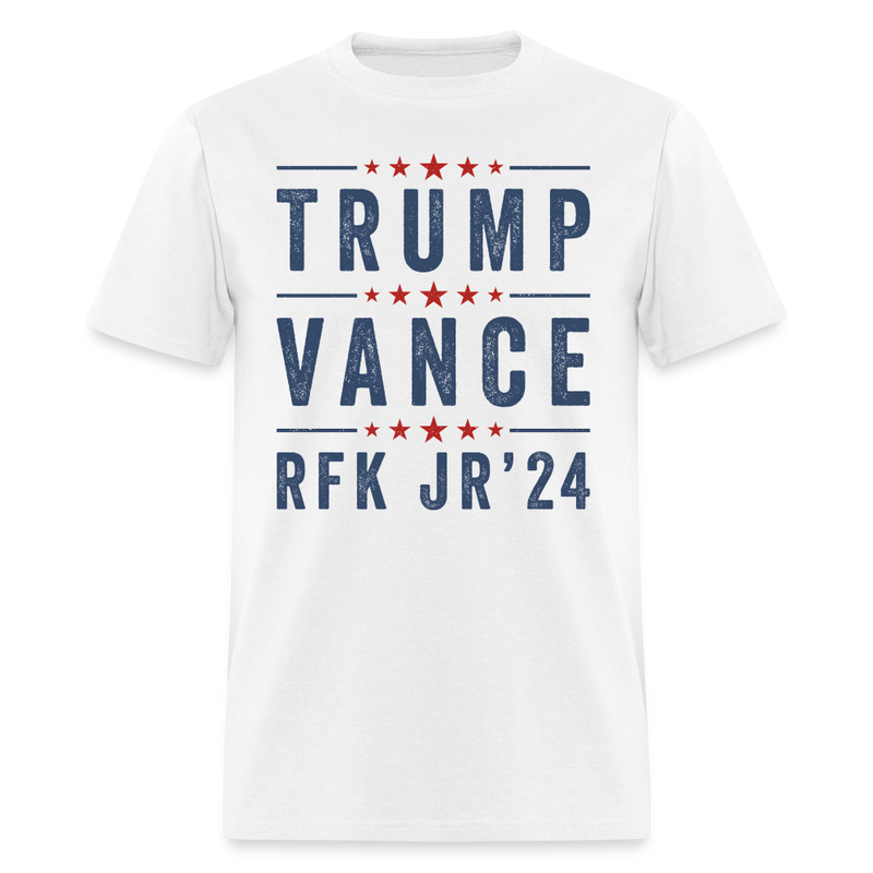 Trump Vance RFK JR 2024 T Shirt - white