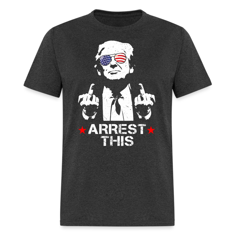 Arrest This T Shirt - heather black