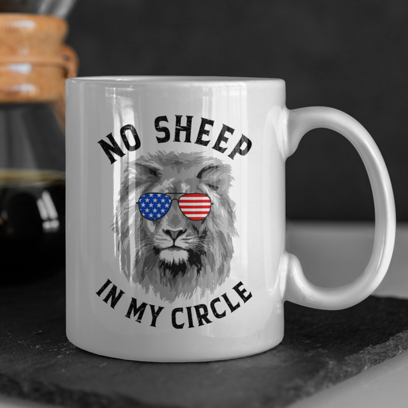 No Sheep In My Circle Mug