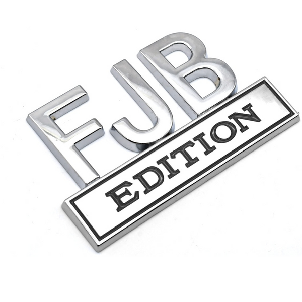 1 x Chrome FJB Badge