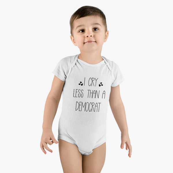 I Cry Less Than A Democrat Onesie – UnitedPatriot