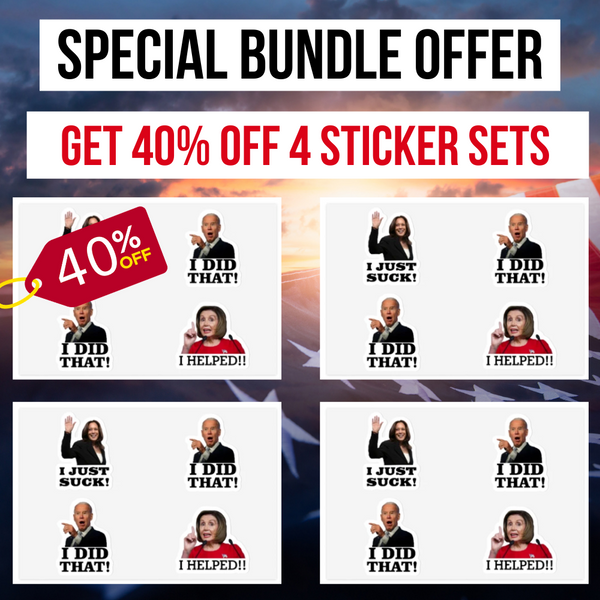 Gas Stickers (Bundle Of 4 Sticker Sets)