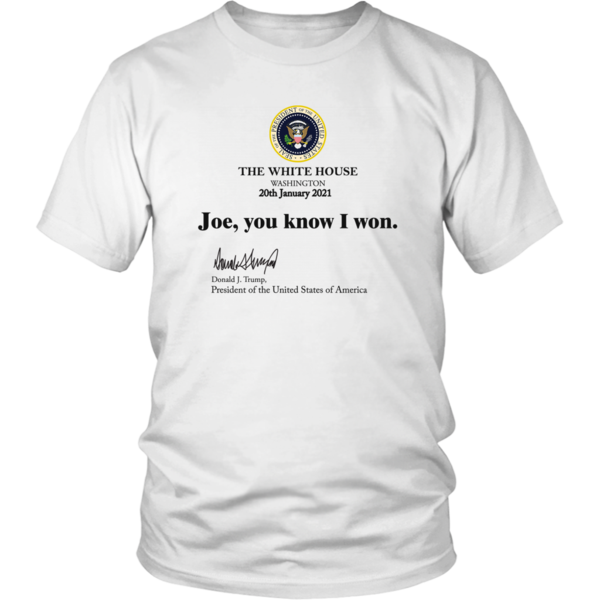 Joe You Know I Won T Shirt (Repayment)