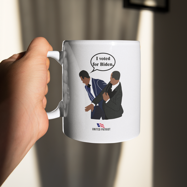 I Voted For Biden Slap Mug