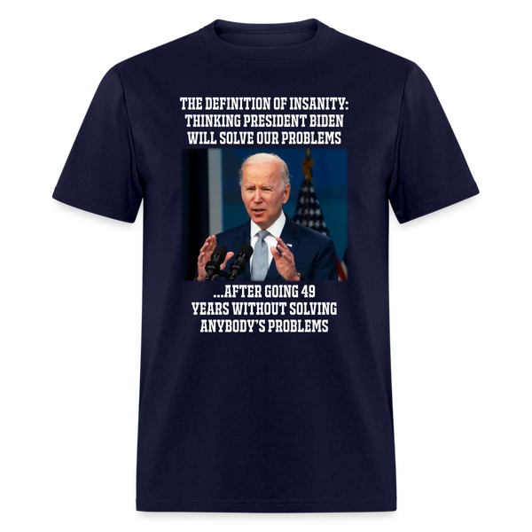 The Definition of Insanity T-Shirt - navy