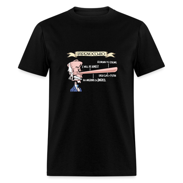 Bidenocchio T-Shirt - black