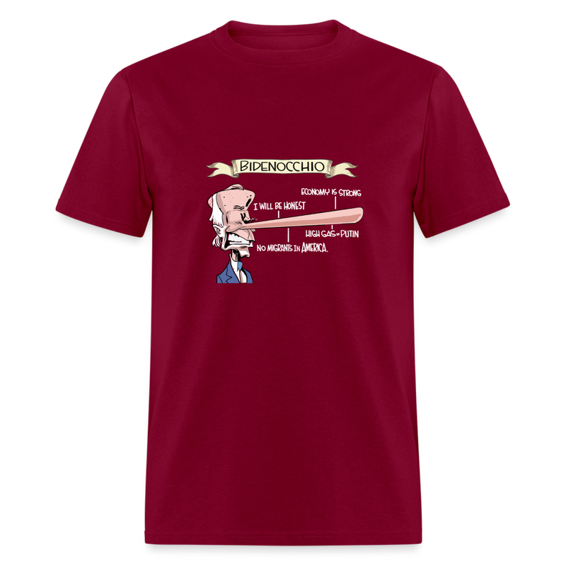 Bidenocchio T-Shirt - burgundy
