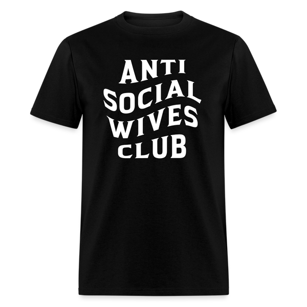 Anti Social Wives Club T-Shirt - black