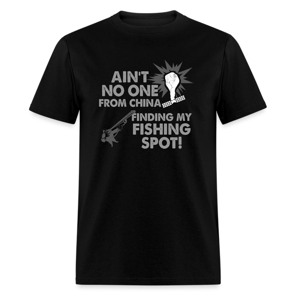 Ain't No One From China T-Shirt - black