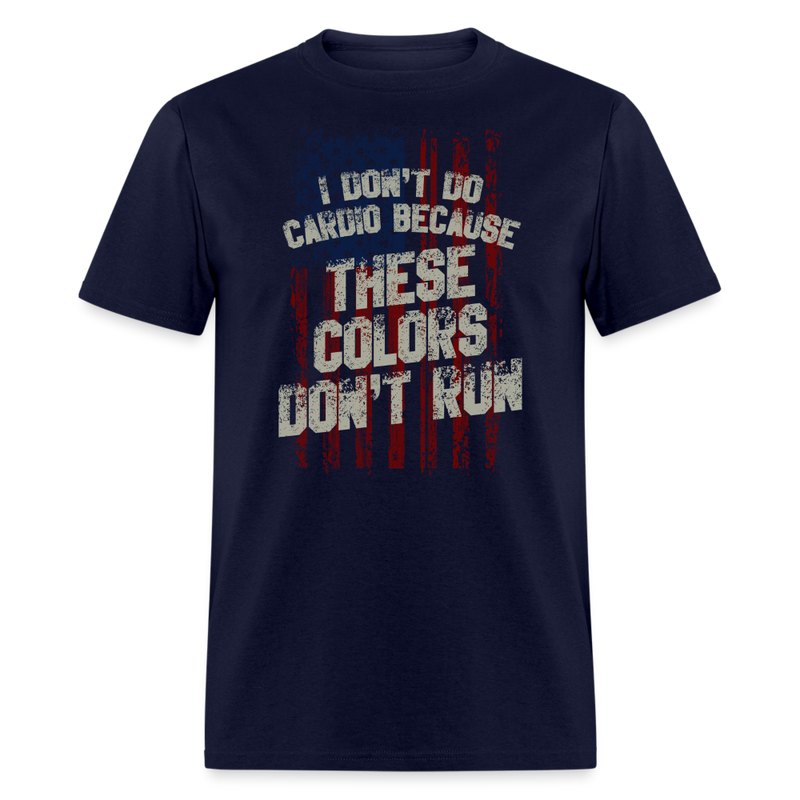 I Don't Do Cardio T-Shirt - navy