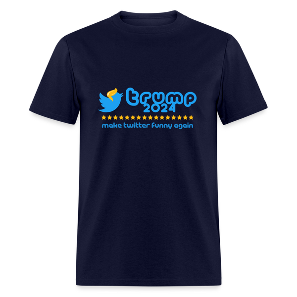 Make Twitter Funny Again T-Shirt - navy