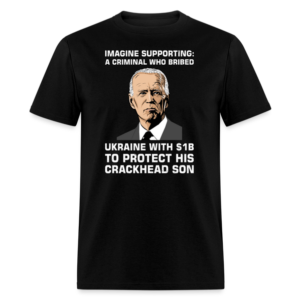 A Criminal Bribed Ukraine T-Shirt - black