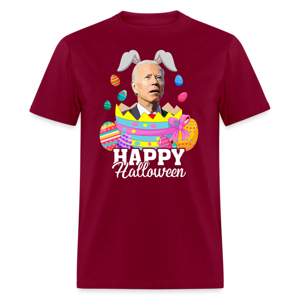 Happy Halloween Biden T-Shirt - burgundy